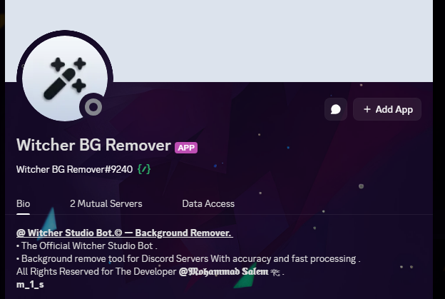 Witcher BG Remover