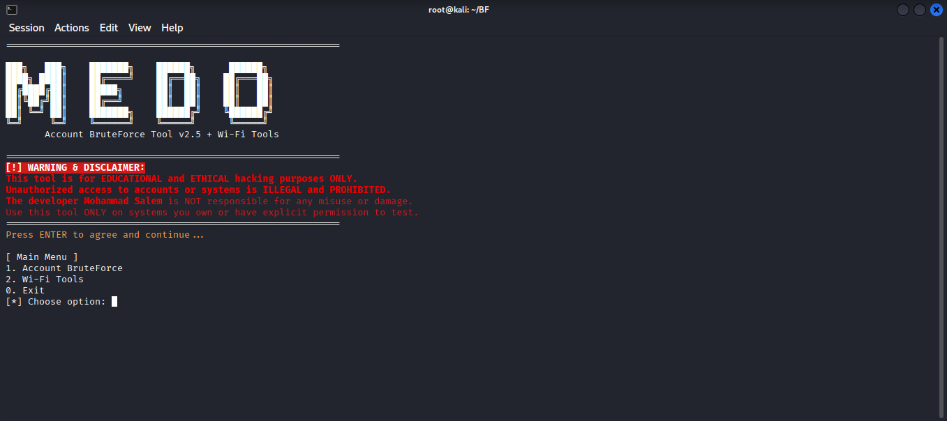 MEDO Account & Wi-Fi Toolkit