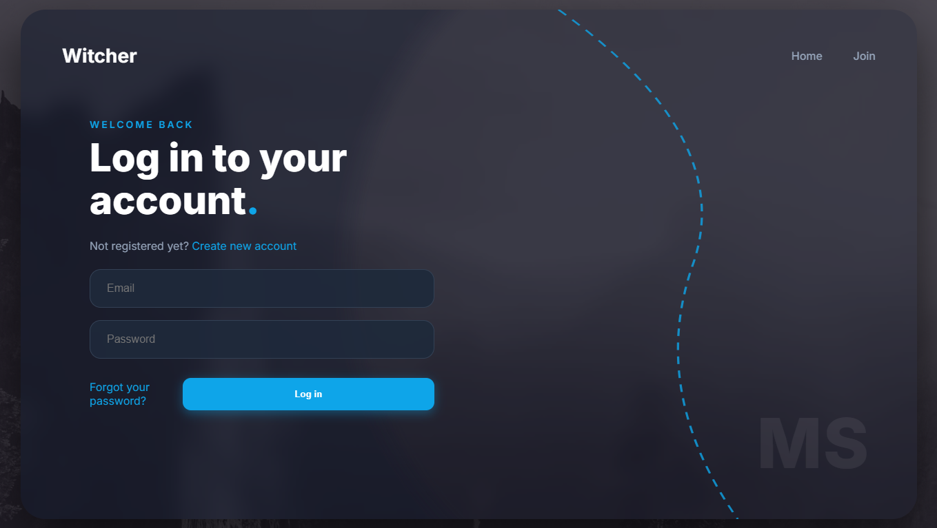 Login panel 6 preview 2