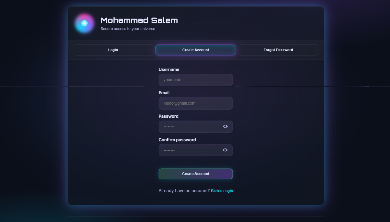 Login panel 8 preview 2